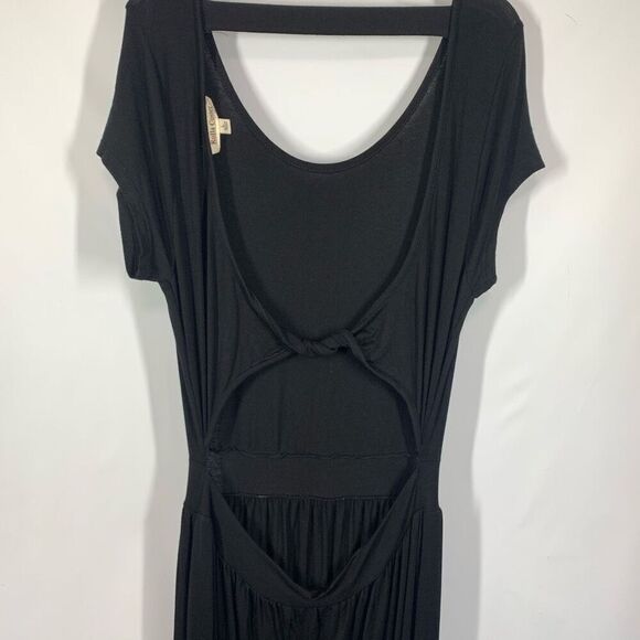 Rolla Coster black maxi open back dress size large - Picture 3 of 4